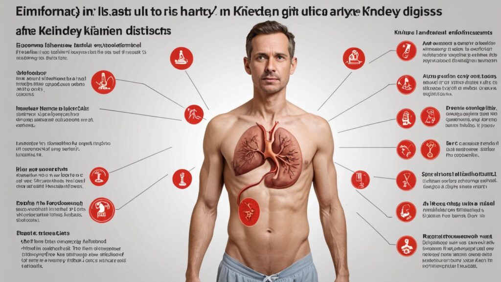 Early Morning Kidney Distress: 5 Warning Signs Alt text: An informative visual showing five crucial morning indicators of kidney distress, emphasizing the need for immediate medical attention.