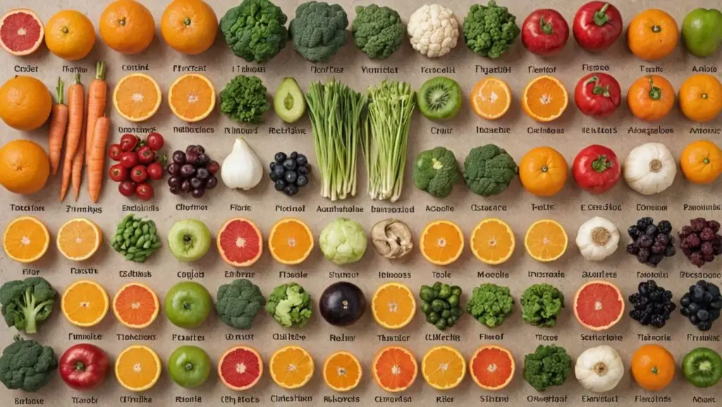 Fiber Content Analysis
Image: A table listing fiber content in various vegetables and fruits.
Alt Text: "Table comparing fiber content in vegetables like carrots and fruits like oranges, emphasizing higher fiber in vegetables."
