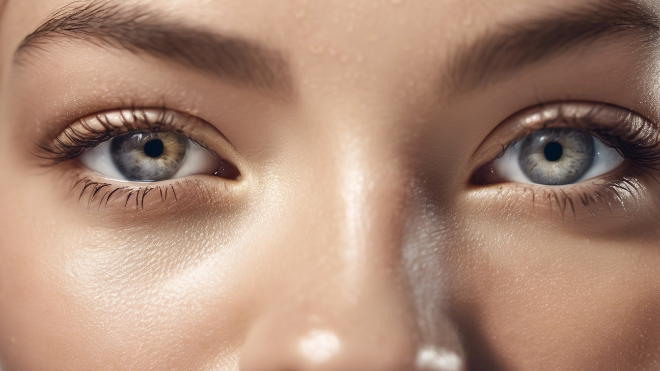 Skin texture of a close-up image of a woman’s face with smooth and radiant skin, highlighting even texture and natural glow. (Alt text: Skin Texture)