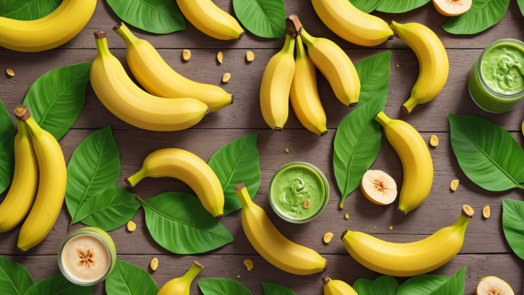 Boost nutrition with a vibrant bunch of ripe bananas, ideal for enhancing vitality and health.