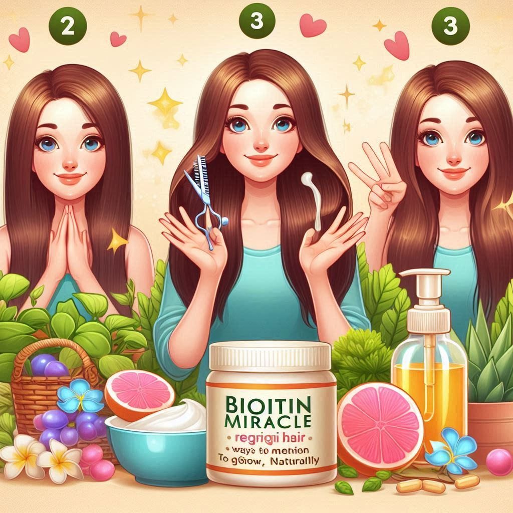 3 Ways of Biotin Miracle Regrow Hair Naturally