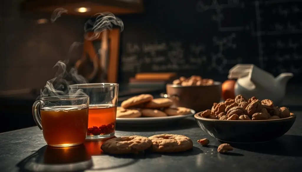 Midnight hunger delights: A mix of sweet and savory treats to curb late-night cravings.
